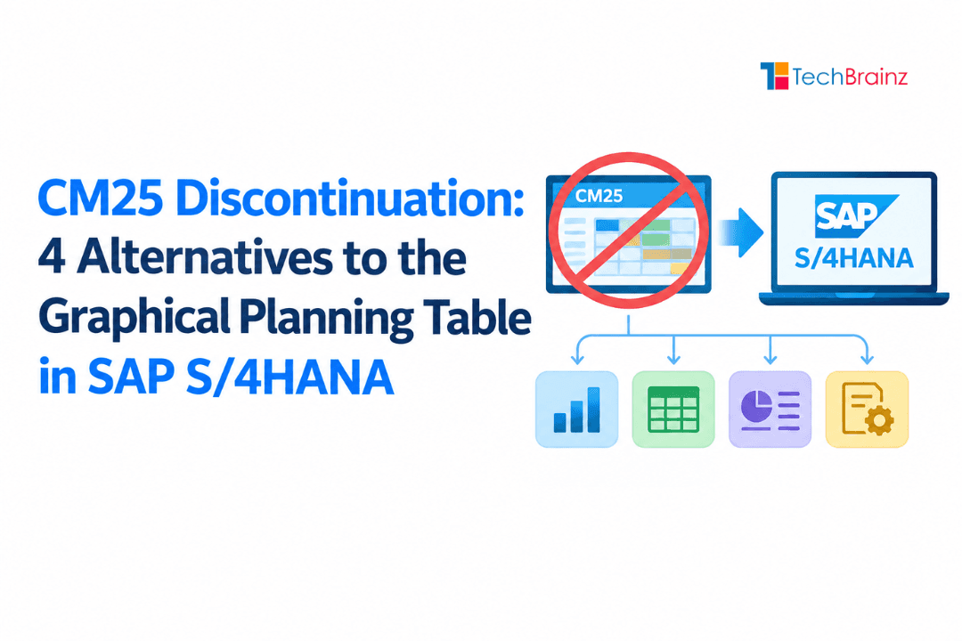 CM25 Discontinuation: 4 Alternatives to the Graphical Planning Table in SAP S/4HANA