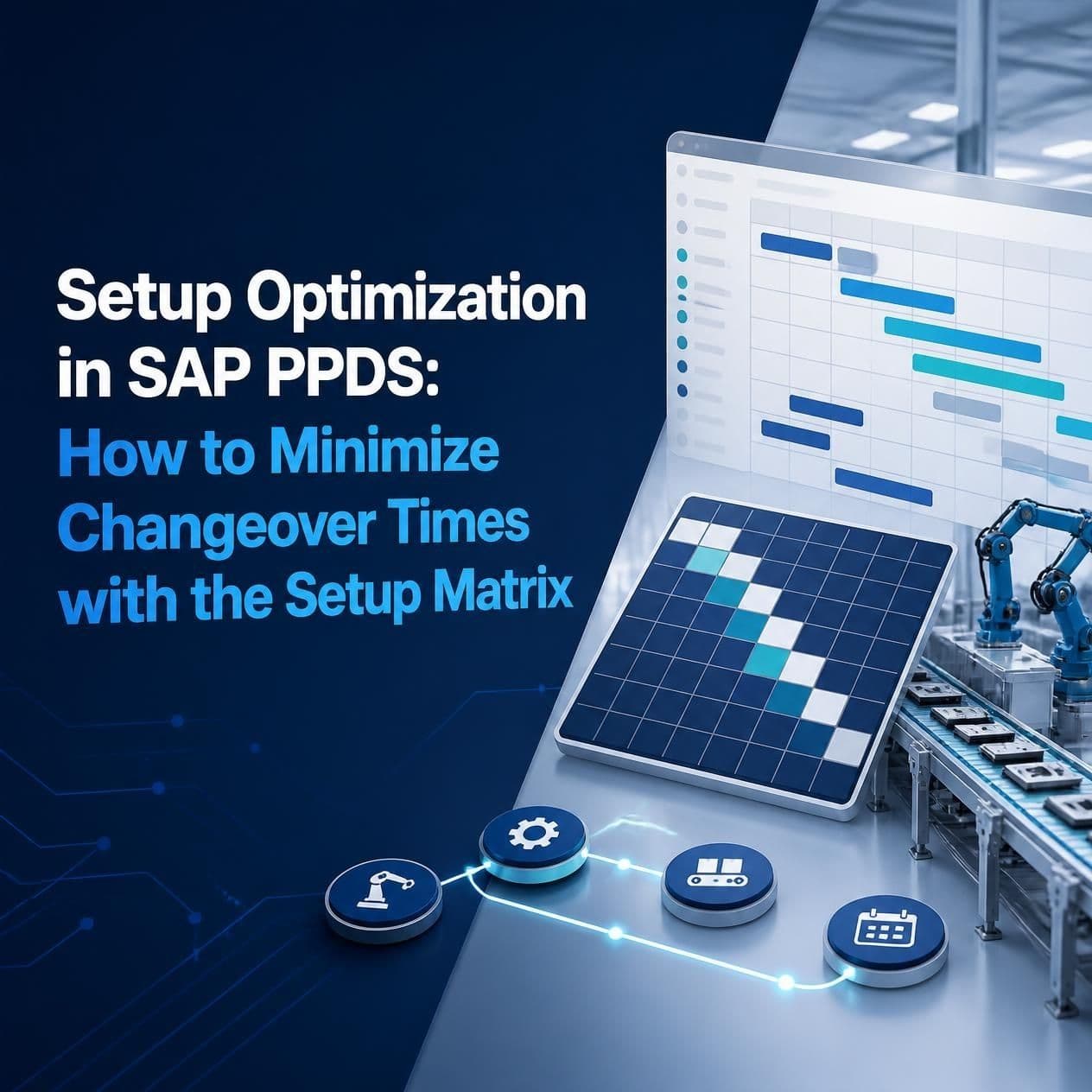 Setup Optimization in SAP PPDS: How to Minimize Changeover Times with the Setup Matrix