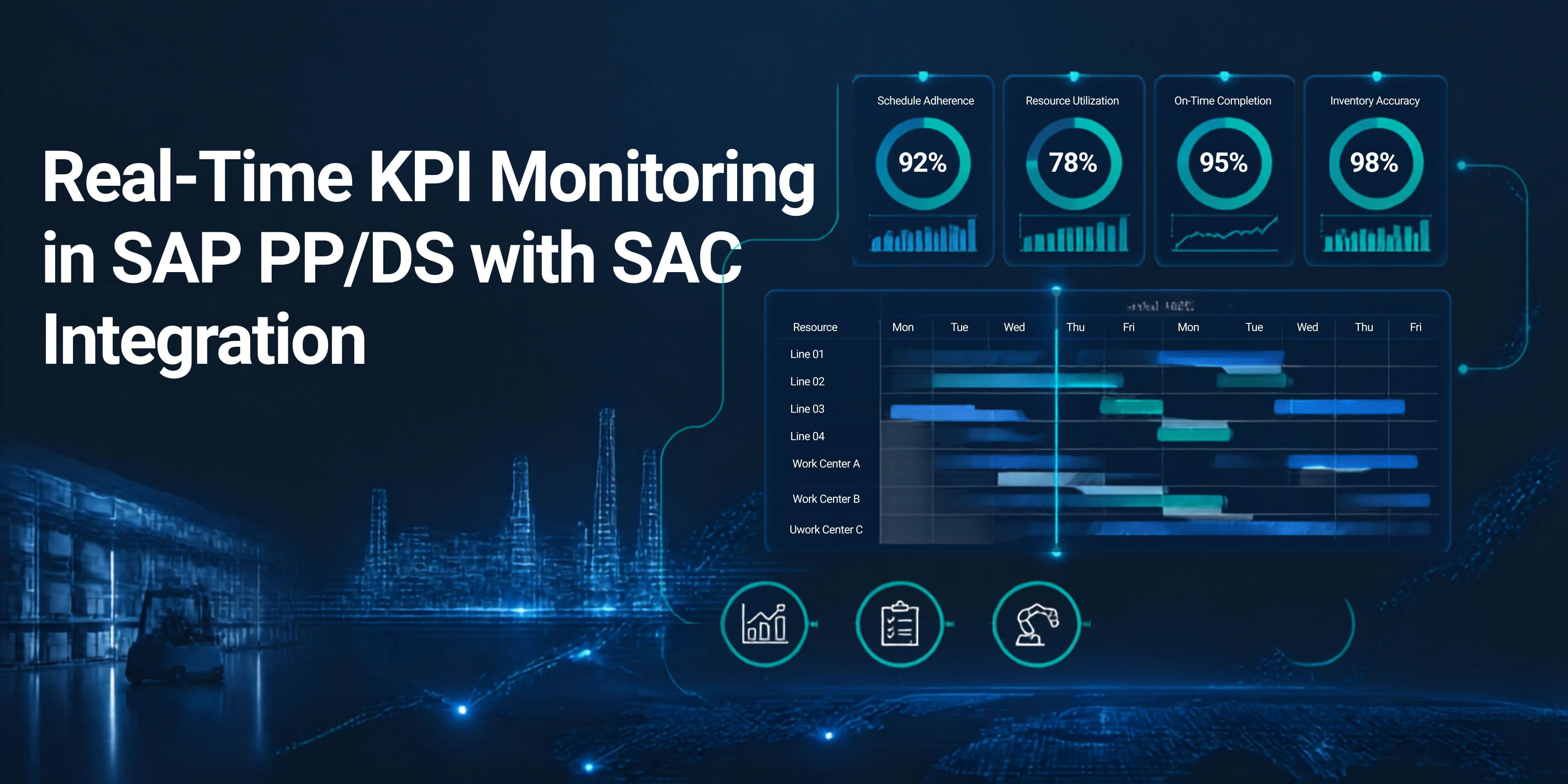 Real-Time KPI Monitoring in SAP PP/DS with SAC Integration