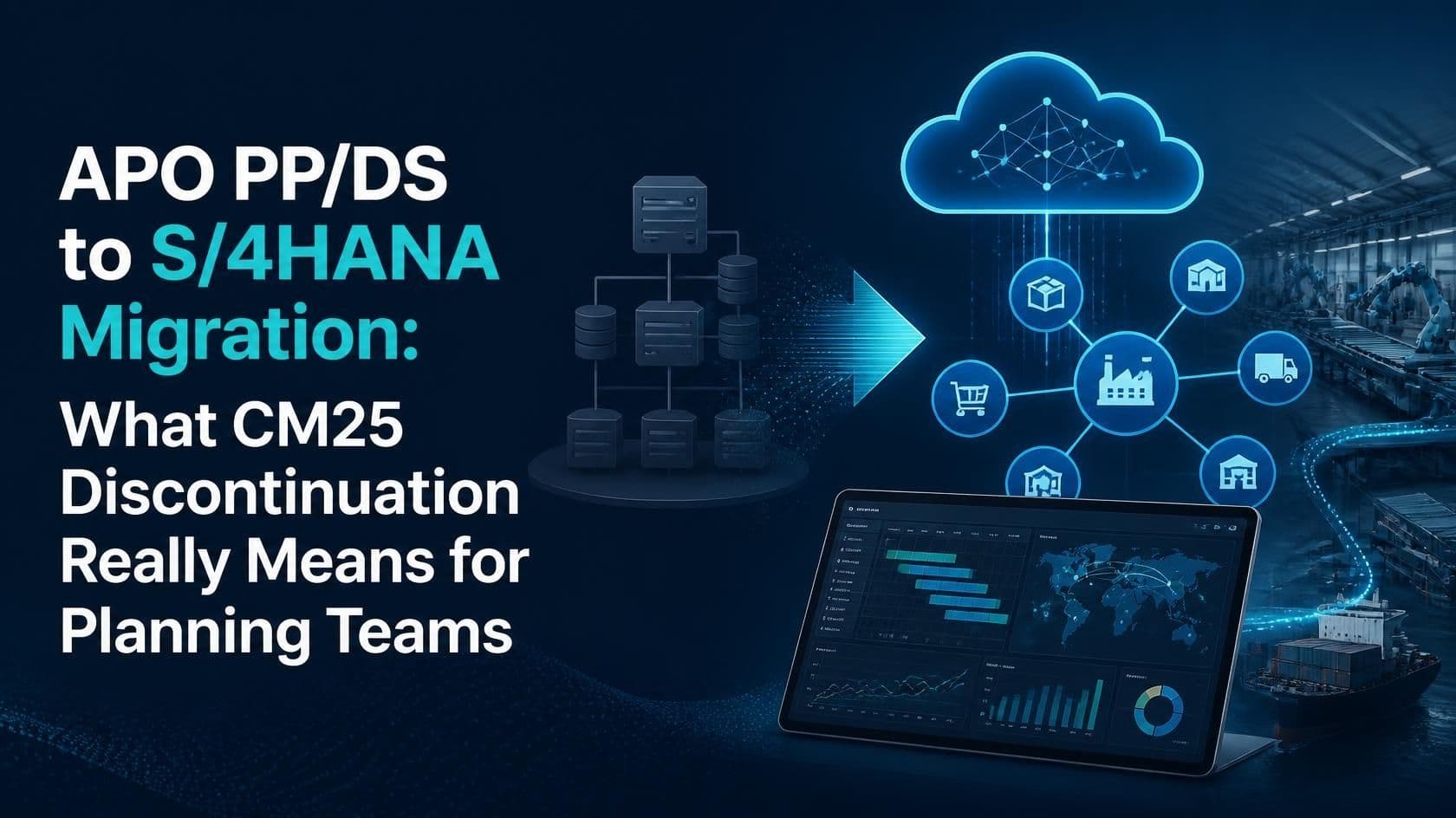 APO PP/DS to S/4HANA Migration: What CM25 Discontinuation Really Means for Planning Teams