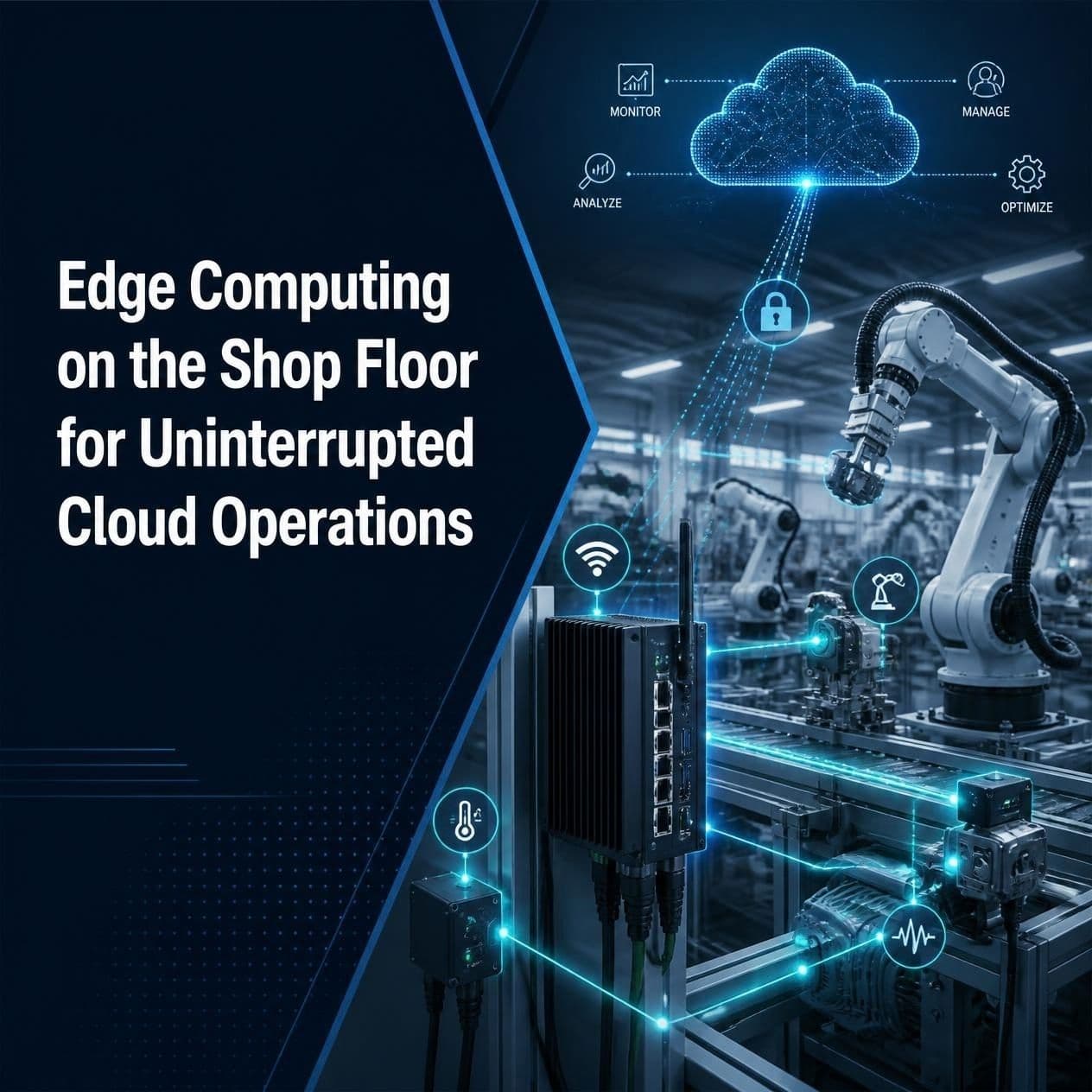 Edge Computing on the Shop Floor for Uninterrupted Cloud Operations