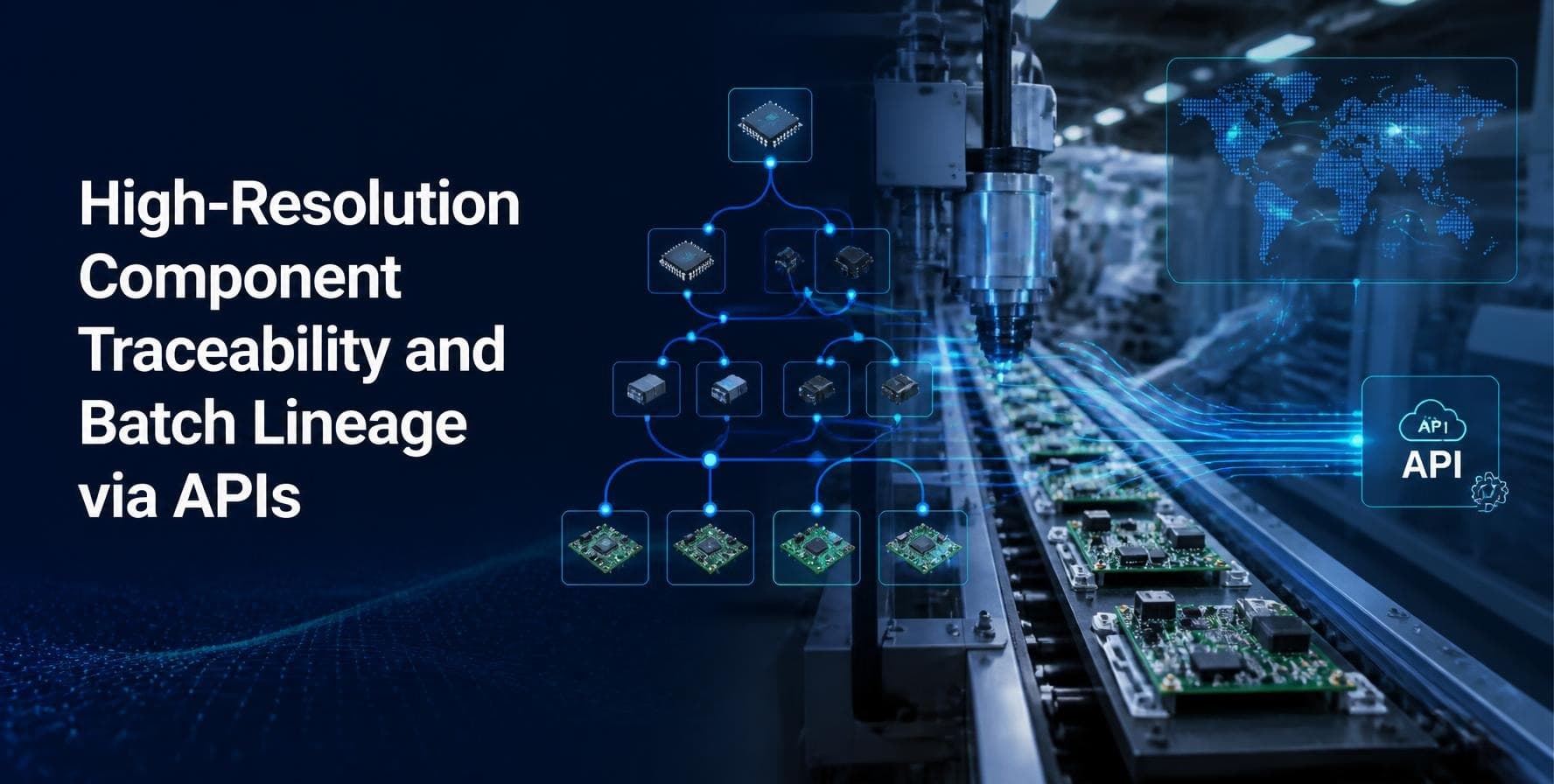 High-Resolution Component Traceability and Batch Lineage via APIs